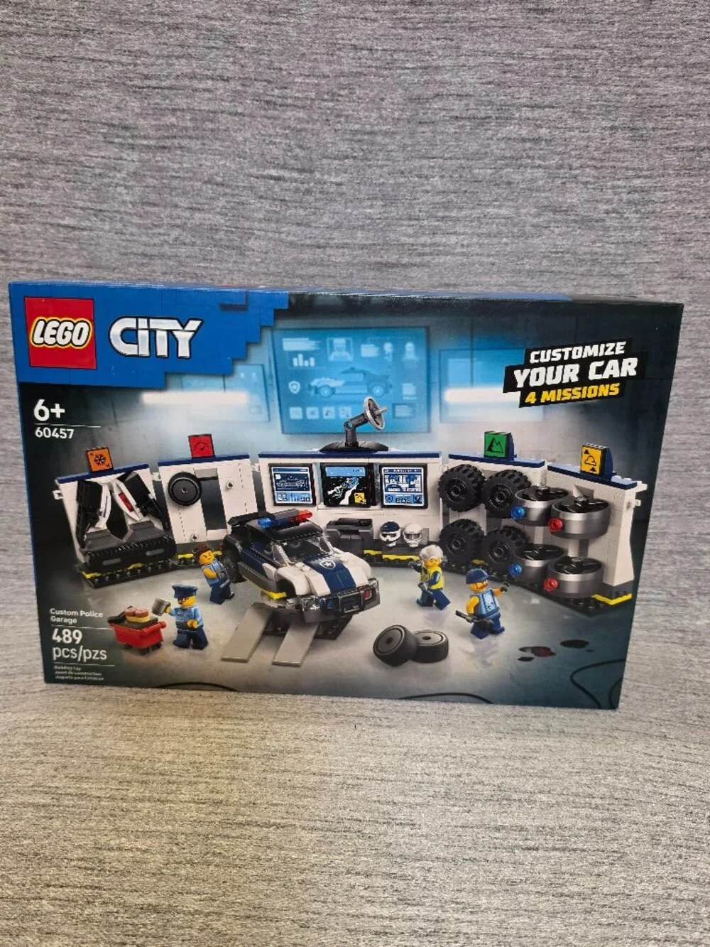 Lego City Custom Police Car Garage 60457